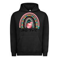 Pigment Black hello pre k Urban Hoodie - JahusDesignShop