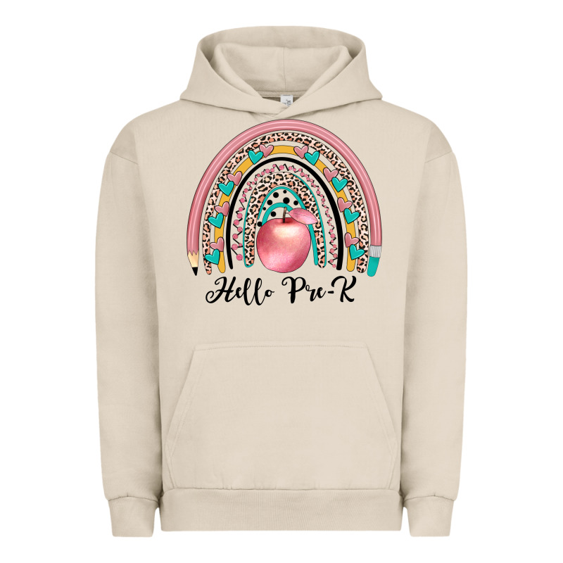 Hello Pre K Urban Hoodie by JahusDesignShop | Teevron