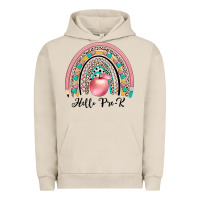 Pigment French Oak hello pre k Urban Hoodie - JahusDesignShop