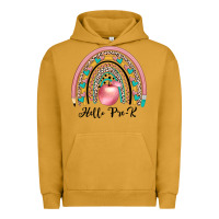 Pigment Peanut Butter hello pre k Urban Hoodie - JahusDesignShop