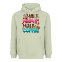 Matcha half mama half coffee Heavyweight Hoodie - Zillion Design Studio