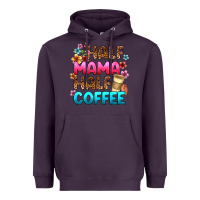 Plum half mama half coffee Heavyweight Hoodie - Zillion Design Studio