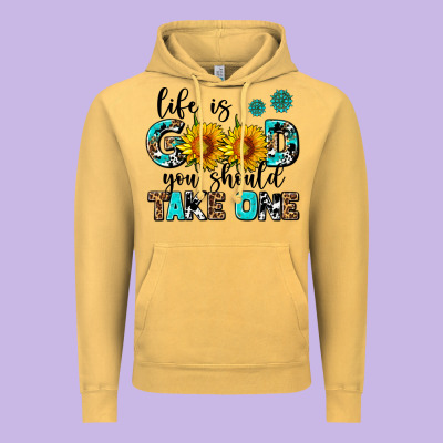 Life Is Good You Should Get One Vintage Hoodie Designed By Adodesignshop