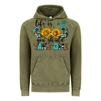 Vintage Olive life is good you should get one Vintage Hoodie - AdoDesignShop