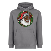 Storm African American Santa Christmas Heavyweight Hoodie - RanaPortraitStore