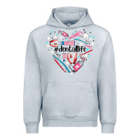 Heather Grey dental life element heart Urban Hoodie - AdoDesignShop