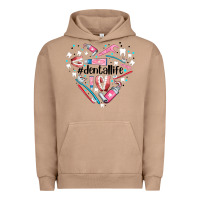 Pigment Burro dental life element heart Urban Hoodie - AdoDesignShop