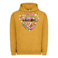 Pigment Peanut Butter dental life element heart Urban Hoodie - AdoDesignShop