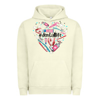 Pigment Pistachio dental life element heart Urban Hoodie - AdoDesignShop