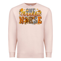 Pale Pink one thankful nurse Premium Sweatshirt - texasbilliewilder