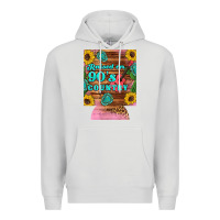 Dove Grey raised 90's country guitar cactus sunflower's 12 oz can cooler (regula Premium Hoodie - Artiststas