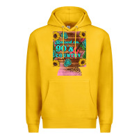 Raised 90's Country Guitar Cactus Sunflower's 12 Oz Can Cooler (regula Premium Hoodie | Teevron