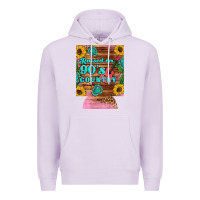 Lilac raised 90's country guitar cactus sunflower's 12 oz can cooler (regula Premium Hoodie - Artiststas