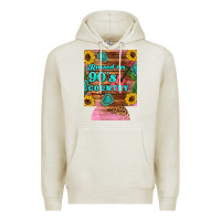 Oatmeal Heather raised 90's country guitar cactus sunflower's 12 oz can cooler (regula Premium Hoodie - Artiststas