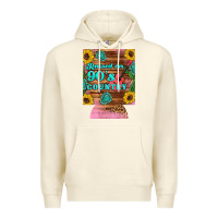 Sandshell raised 90's country guitar cactus sunflower's 12 oz can cooler (regula Premium Hoodie - Artiststas
