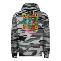 Slate Camo raised 90's country guitar cactus sunflower's 12 oz can cooler (regula Premium Hoodie - Artiststas