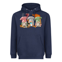 Navy bakery gnomes Heavyweight Hoodie - Zillion Design Studio