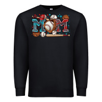 Black mom baseball Premium Sweatshirt - Zillion Design Studio