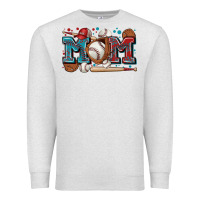 Oatmeal Heather mom baseball Premium Sweatshirt - Zillion Design Studio