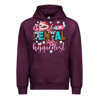 Mauve Wine dental hygienist Urban Hoodie - AdoDesignShop