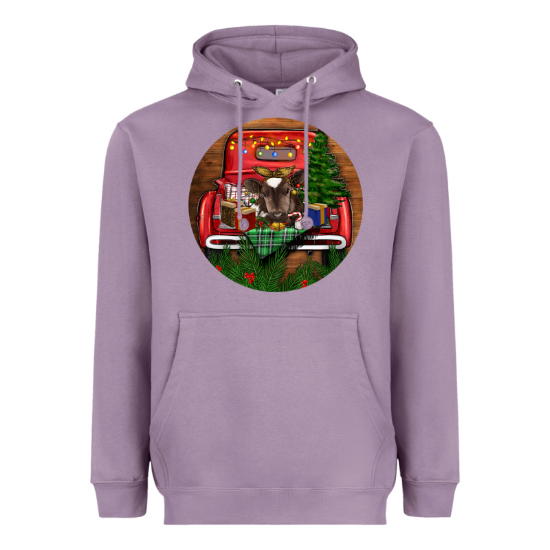 Baby Cow Christmas Heavyweight Hoodie by RanaPortraitStore | Teevron