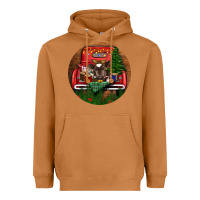 Meerkat Baby Cow Christmas Heavyweight Hoodie - RanaPortraitStore