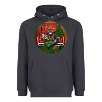 Smoke Baby Cow Christmas Heavyweight Hoodie - RanaPortraitStore