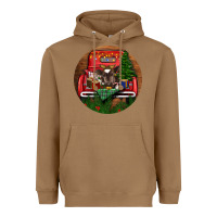 Toasted Coconut Baby Cow Christmas Heavyweight Hoodie - RanaPortraitStore