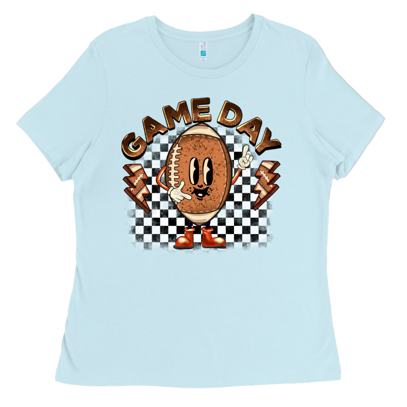Game Day Football Ladies Tee by BarkalooDesign | Teevron