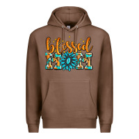 Chestnut blessed mom with gemstone Premium Hoodie - AdoDesignShop