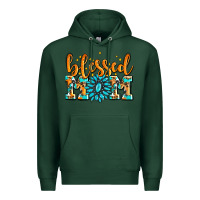 Sports Green blessed mom with gemstone Premium Hoodie - AdoDesignShop
