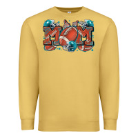 Antique Gold mom american football Premium Sweatshirt - Zillion Design Studio