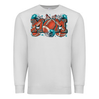 Dove Grey mom american football Premium Sweatshirt - Zillion Design Studio
