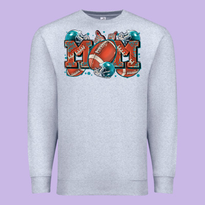 Mom American Football Premium Sweatshirt Designed By Zillion Design Studio