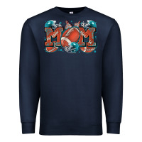 Navy mom american football Premium Sweatshirt - Zillion Design Studio
