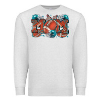 Oatmeal Heather mom american football Premium Sweatshirt - Zillion Design Studio