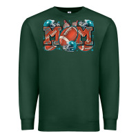 Sports Green mom american football Premium Sweatshirt - Zillion Design Studio