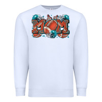White mom american football Premium Sweatshirt - Zillion Design Studio