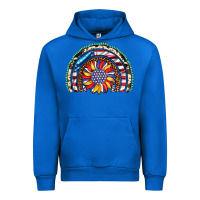Cobalt sunflower american flag leopard gemstone cowhide rainbow Urban Hoodie - Artiststas