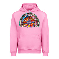 Fuchsia Pink sunflower american flag leopard gemstone cowhide rainbow Urban Hoodie - Artiststas