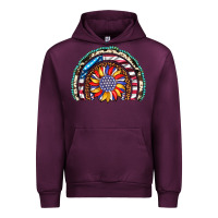 Mauve Wine sunflower american flag leopard gemstone cowhide rainbow Urban Hoodie - Artiststas