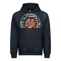 Navy sunflower american flag leopard gemstone cowhide rainbow Urban Hoodie - Artiststas