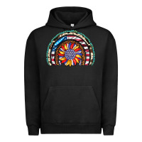 Pigment Black sunflower american flag leopard gemstone cowhide rainbow Urban Hoodie - Artiststas