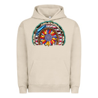 Pigment French Oak sunflower american flag leopard gemstone cowhide rainbow Urban Hoodie - Artiststas