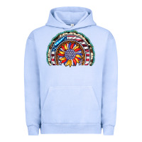 Pigment Grape Ice sunflower american flag leopard gemstone cowhide rainbow Urban Hoodie - Artiststas