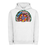 Pigment Lunar Rock sunflower american flag leopard gemstone cowhide rainbow Urban Hoodie - Artiststas