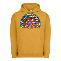 Pigment Peanut Butter sunflower american flag leopard gemstone cowhide rainbow Urban Hoodie - Artiststas
