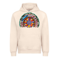 Sandshell sunflower american flag leopard gemstone cowhide rainbow Urban Hoodie - Artiststas