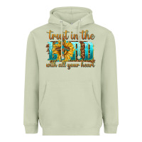 Matcha trust in the lord with all your heart Heavyweight Hoodie - texasbilliewilder
