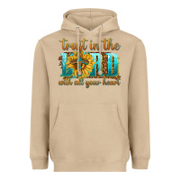 Mushroom trust in the lord with all your heart Heavyweight Hoodie - texasbilliewilder